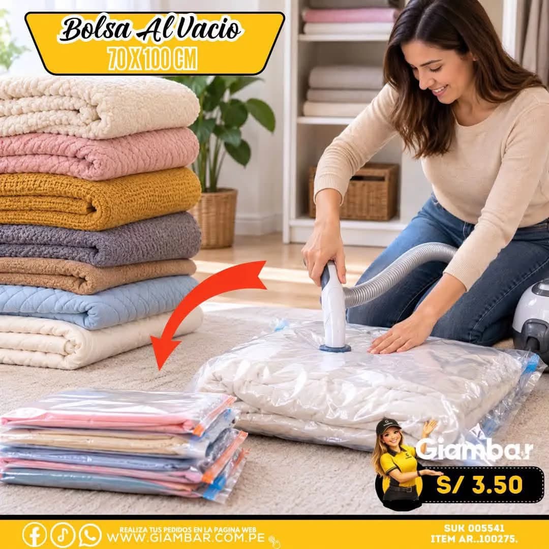 100275-144 BOLSA AL VACIO PARA ROPA