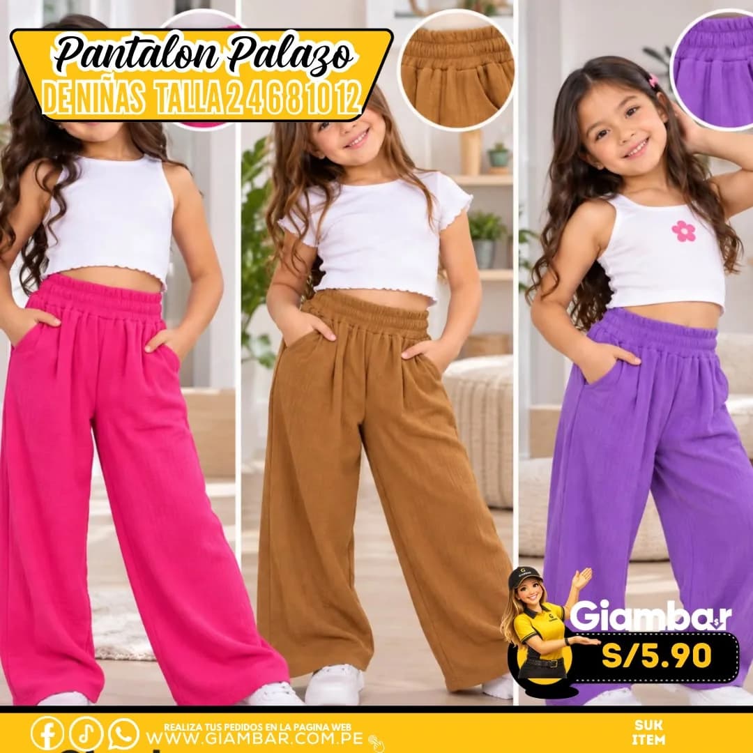 PLZ-DM	PANTALONES PALAZOS DAMA