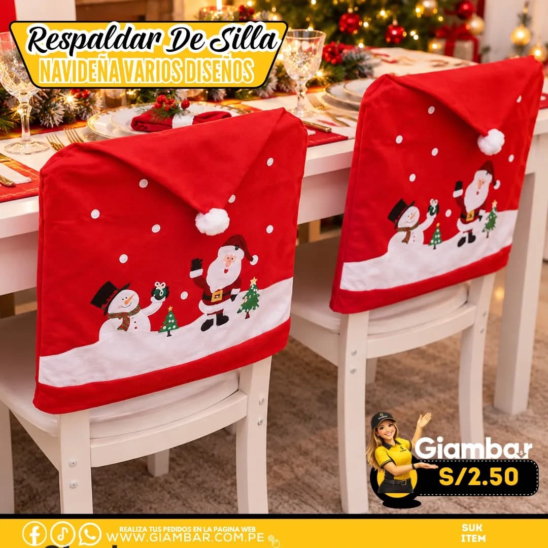 CL-163 RESPALDAR DE SILLA NAVIDEÑO