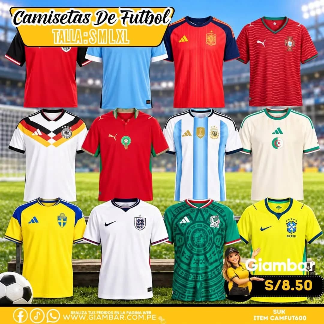 CAMFUT600 CAMISETA DE FÚTBOL