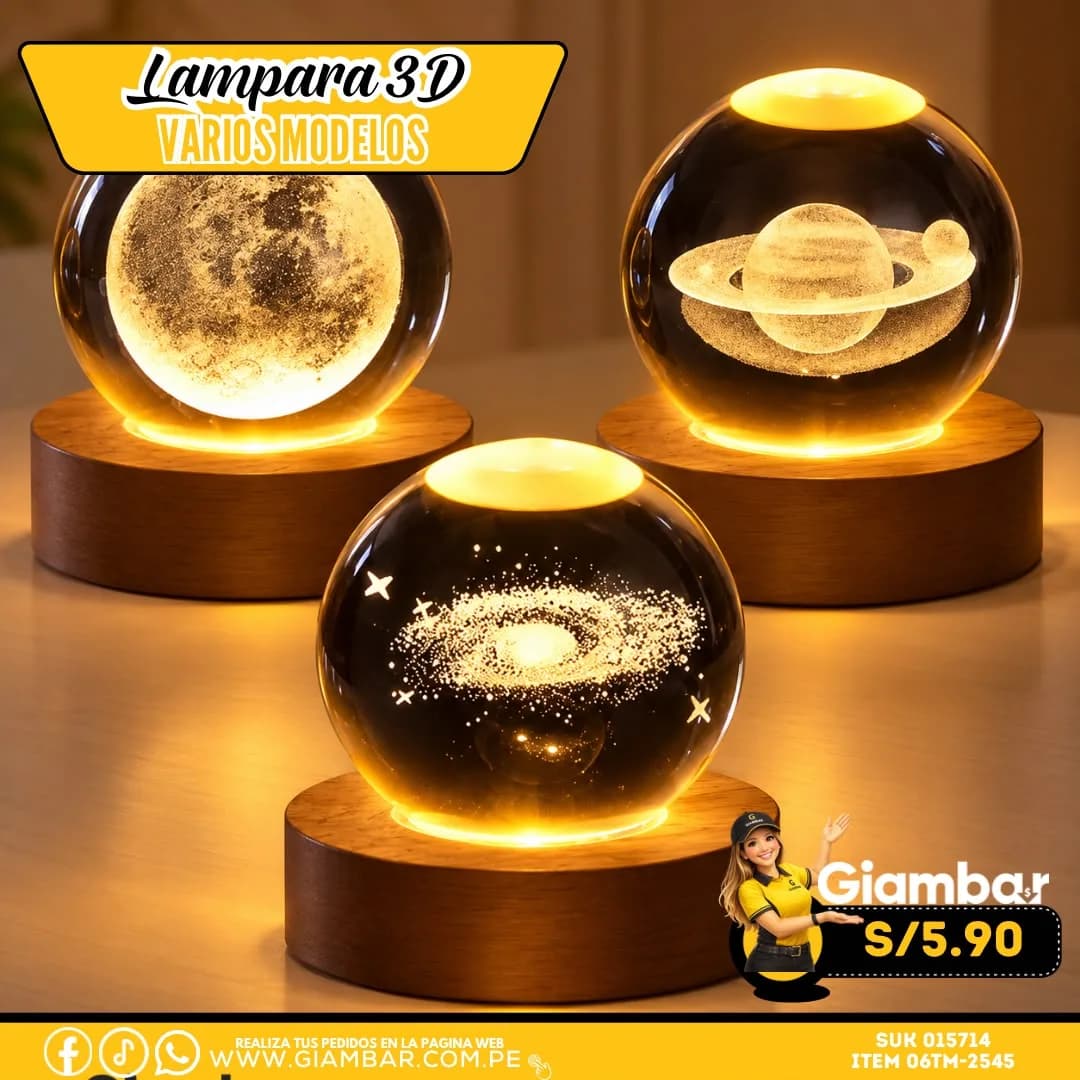 06TM-2545 Bola de cristal con diseños