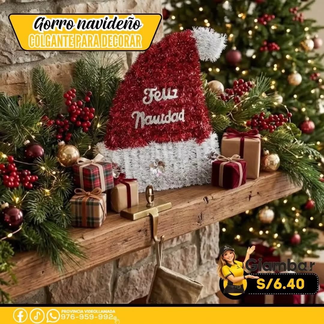 GB-335 SOMBRERO NAVIDEÑO CLGANTE