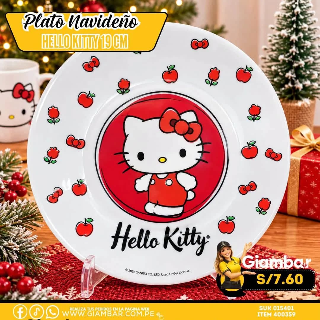 400359 PLAY PLATO 19CM HELLO KITTY KAWAI MOD B 