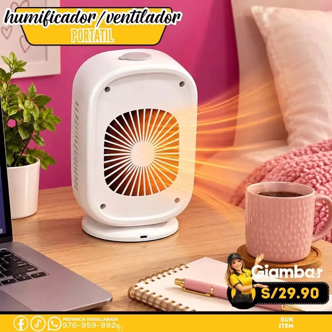 88TS-8025 HUMIDIFICADOR / VENTILADOR PORTATIL 