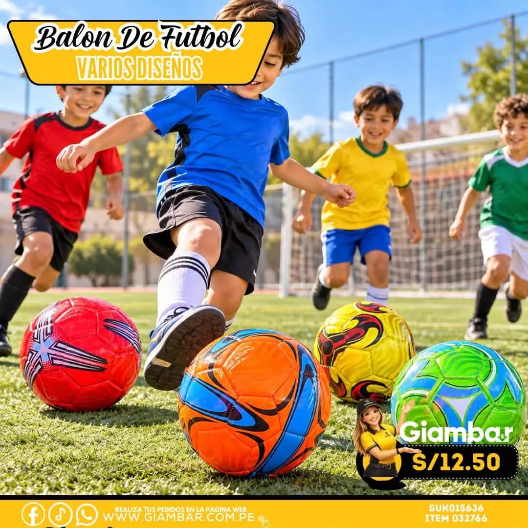032766 Pelota Futbol His con Malla y Aguja DIVERTI