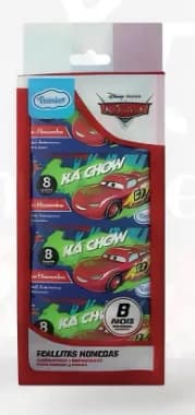 034314 Pack Toallitas Húmedas Cars 8x8 19111 TUINIES