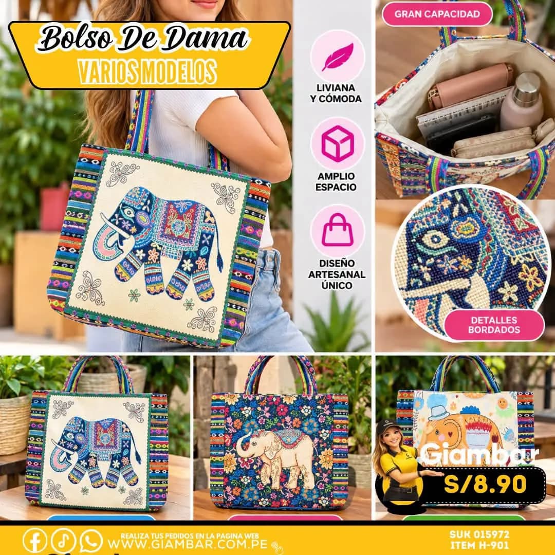 H-90#1 BOLSO DE DAMA MODELOS VARIADOS